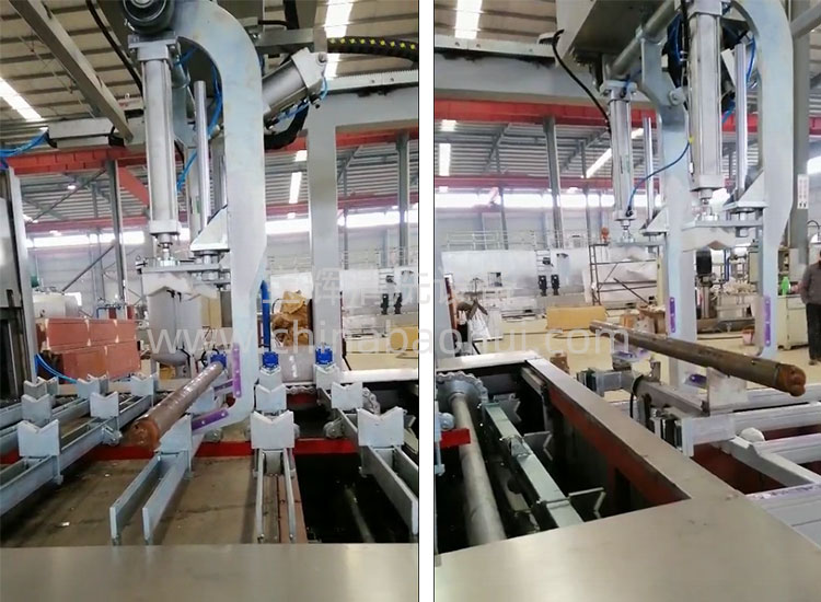 機械手自動上下料油缸清洗機